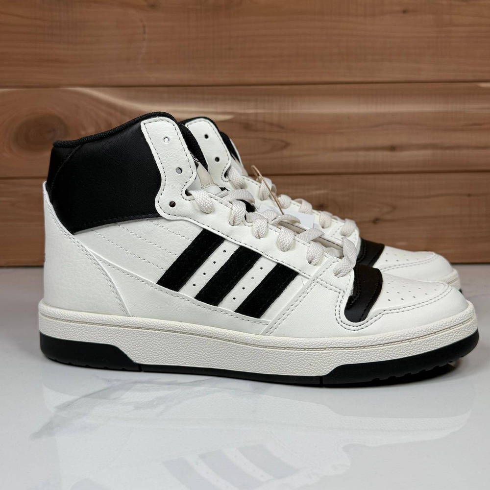 Adidas Break Start Mid W Womens White Black Basketball Shoes IH7880 Size 7 NEW - Picture 7 of 12